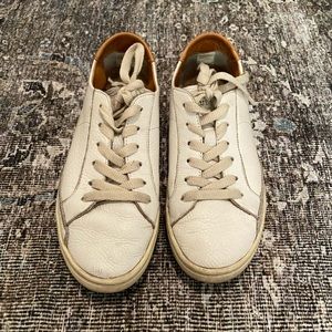 Soludos white leather sneaker